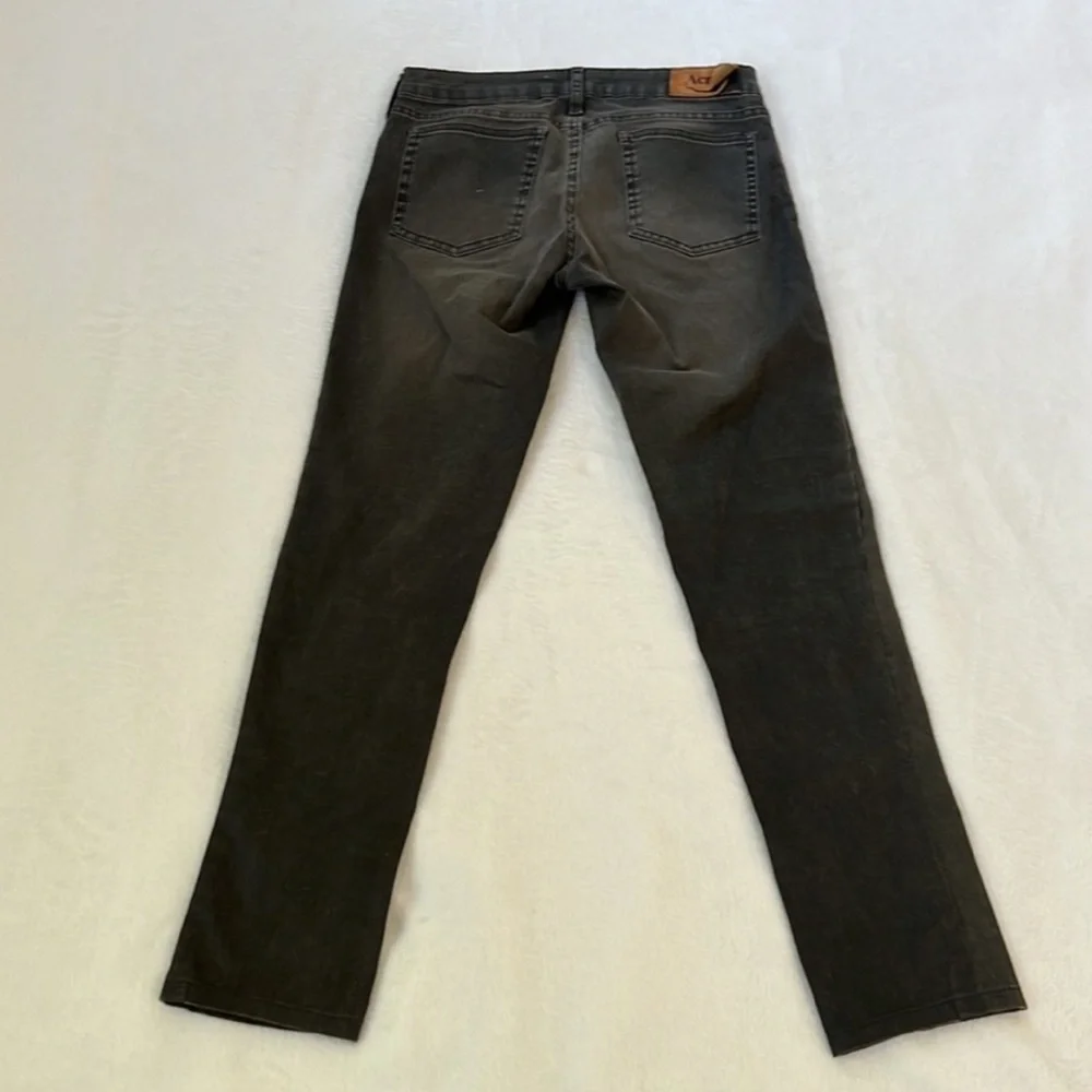 Vintage acne distressed black/gray jeans size 27 grunge preppy fringe - Picture 3 of 6